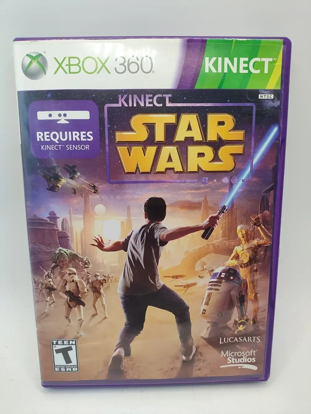 Kinect Star Wars (Microsoft Xbox 360) disc in great condition